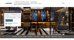 Desktop Screenshot of lemeridienversailleshotel.com